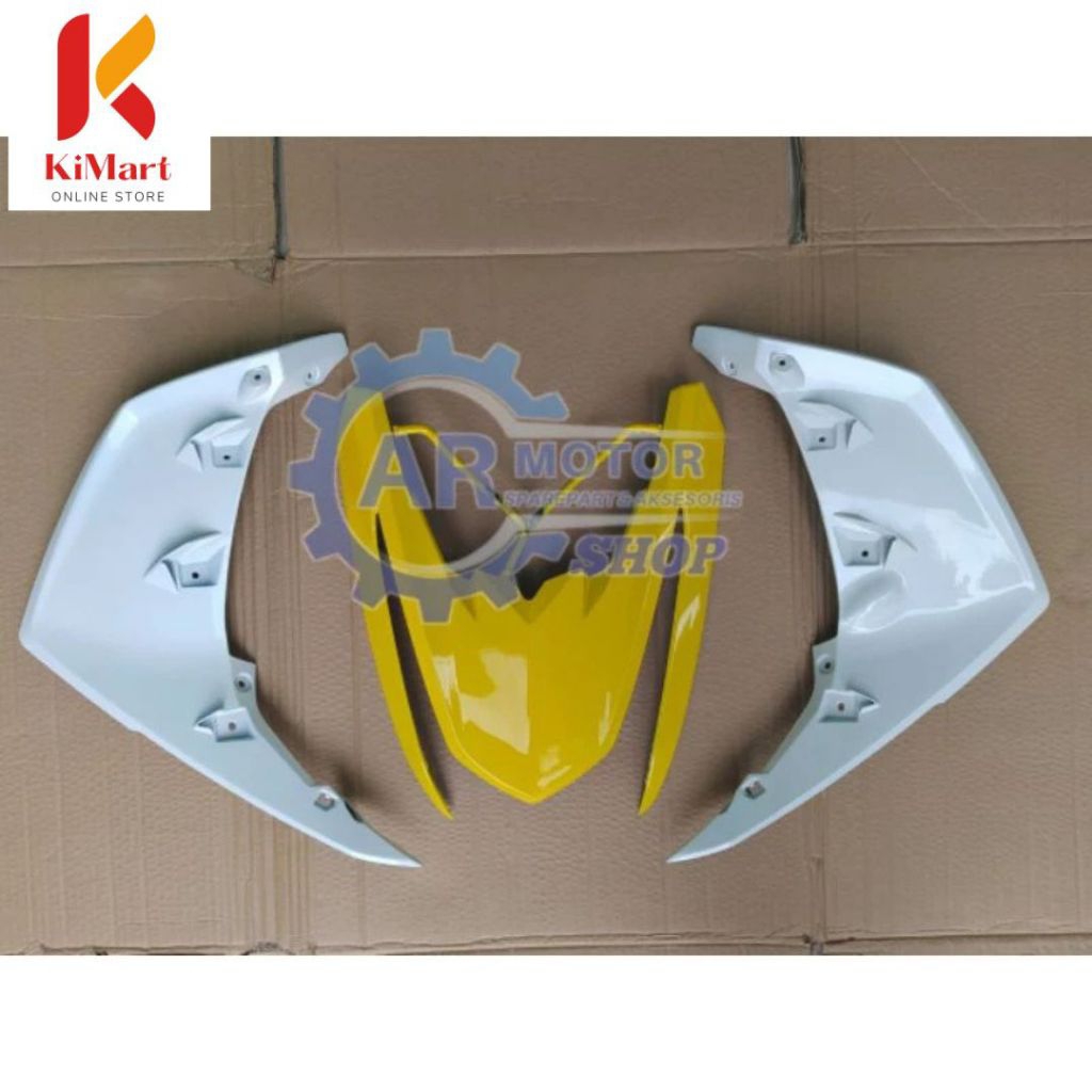 TAMENG DAN SAYAP BAWAH MIO M3 / MIO Z KUNING PUTIH