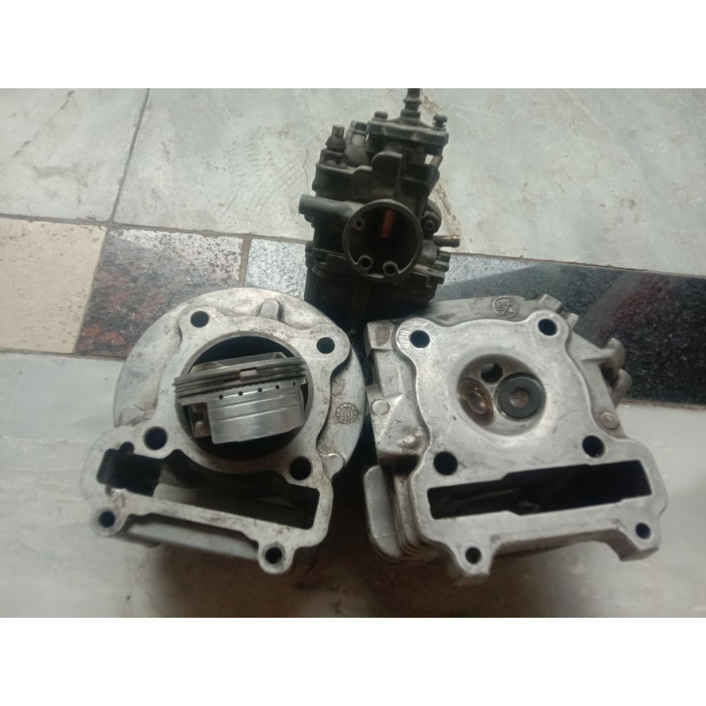 Boring Mio Karbu Blok, Blok Head Mio Karbu, Karbu Jupiter Z Original Copotan