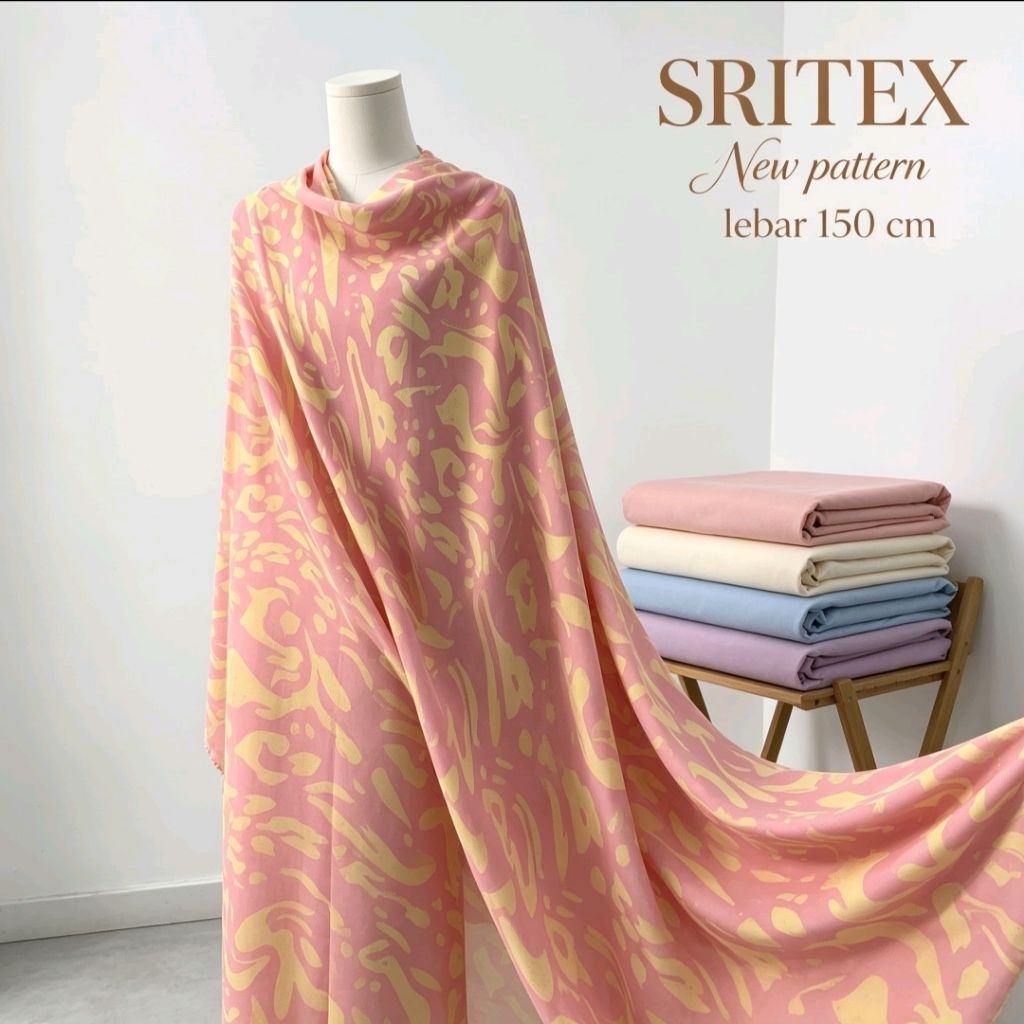 kain sifon motif kalimbuai - kain sifon premium - kain sifon motif abstrak - kain sifon