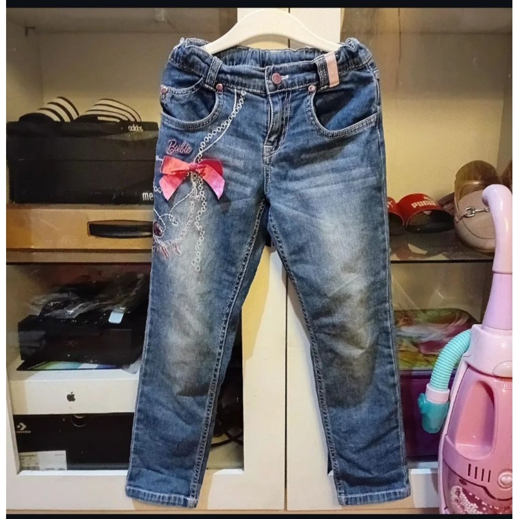 Celana Jeans Anak Perempuan Barbie