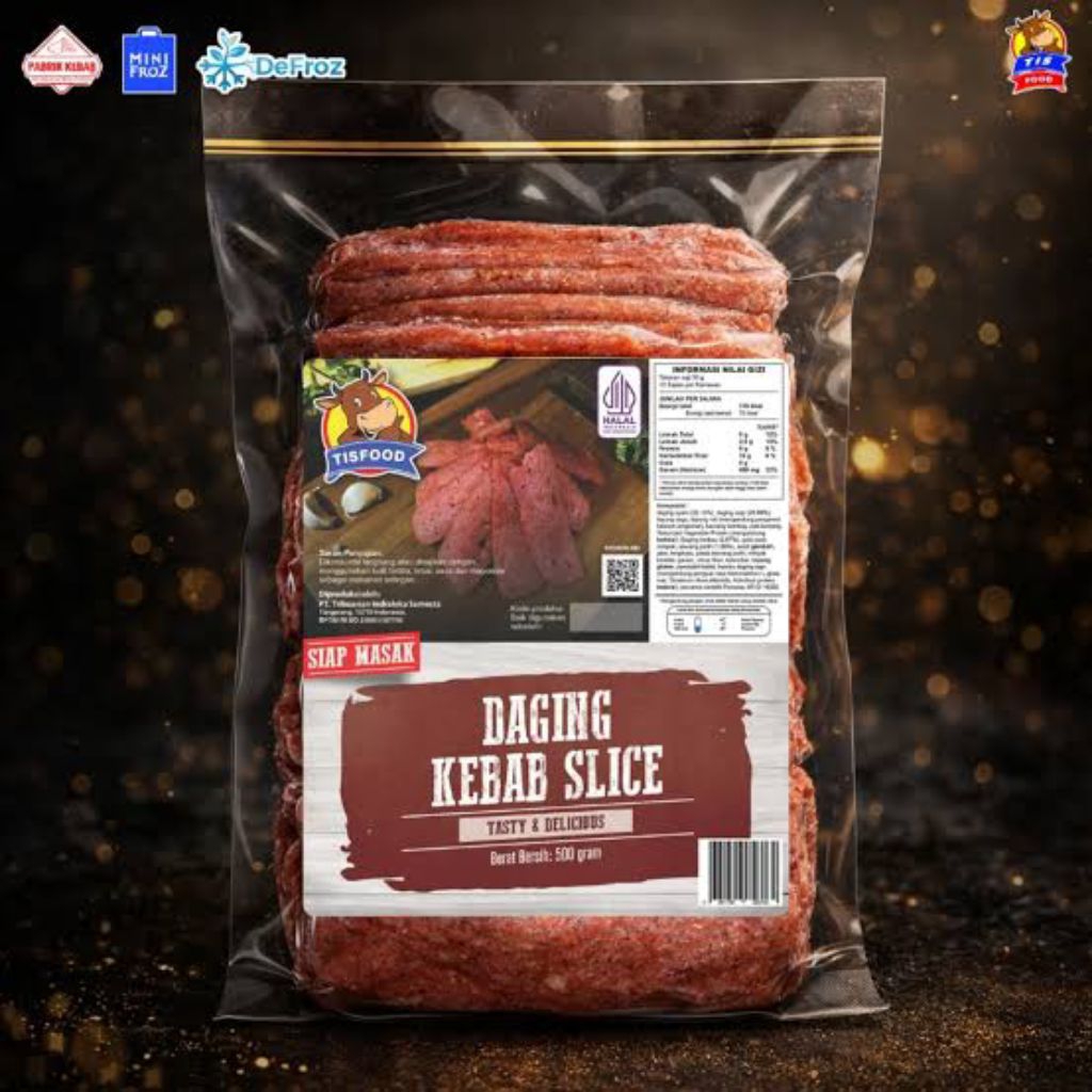 DAGING KEBAB SLICE 500GR