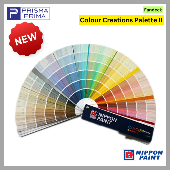 Fandeck Color Creations Pallete II Kartu Warna Color Card Cat Nippon Paint Katalog