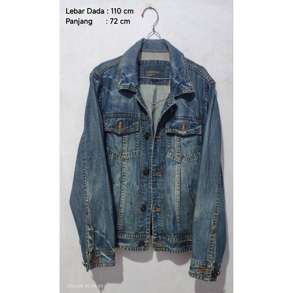 (Preloved) Jaket Denim Pria Underwood