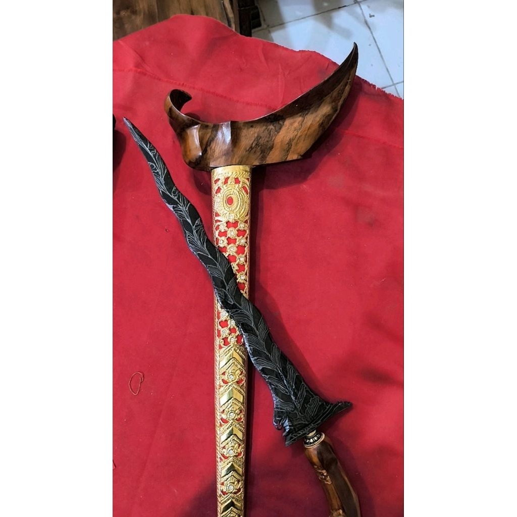 Keris Blarak Sineret Luk 9 Panimbal
