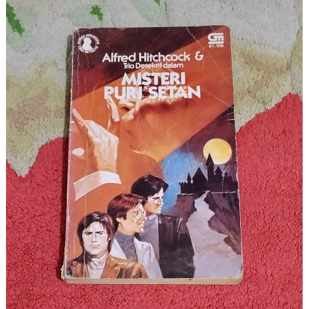 Novel Alfred Hitchcock & Trio Detektif "Misteri Puri Setan" 100%ORI preloved koleksi pribadi