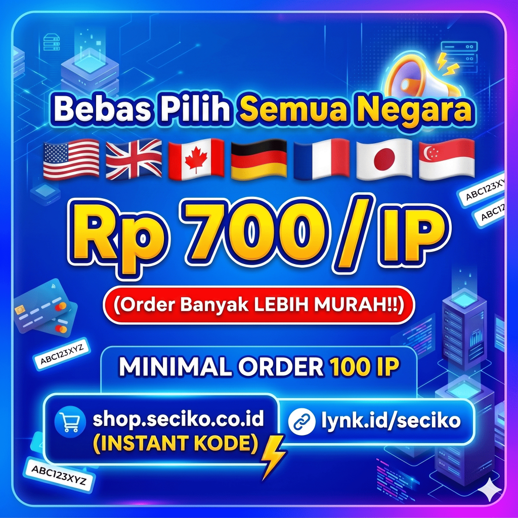 PROXY RESIDENTIAL PREMIUM Dari 9 Proxy, Termurah dan Bergaransi, Via Redeem Code | 9PROXY