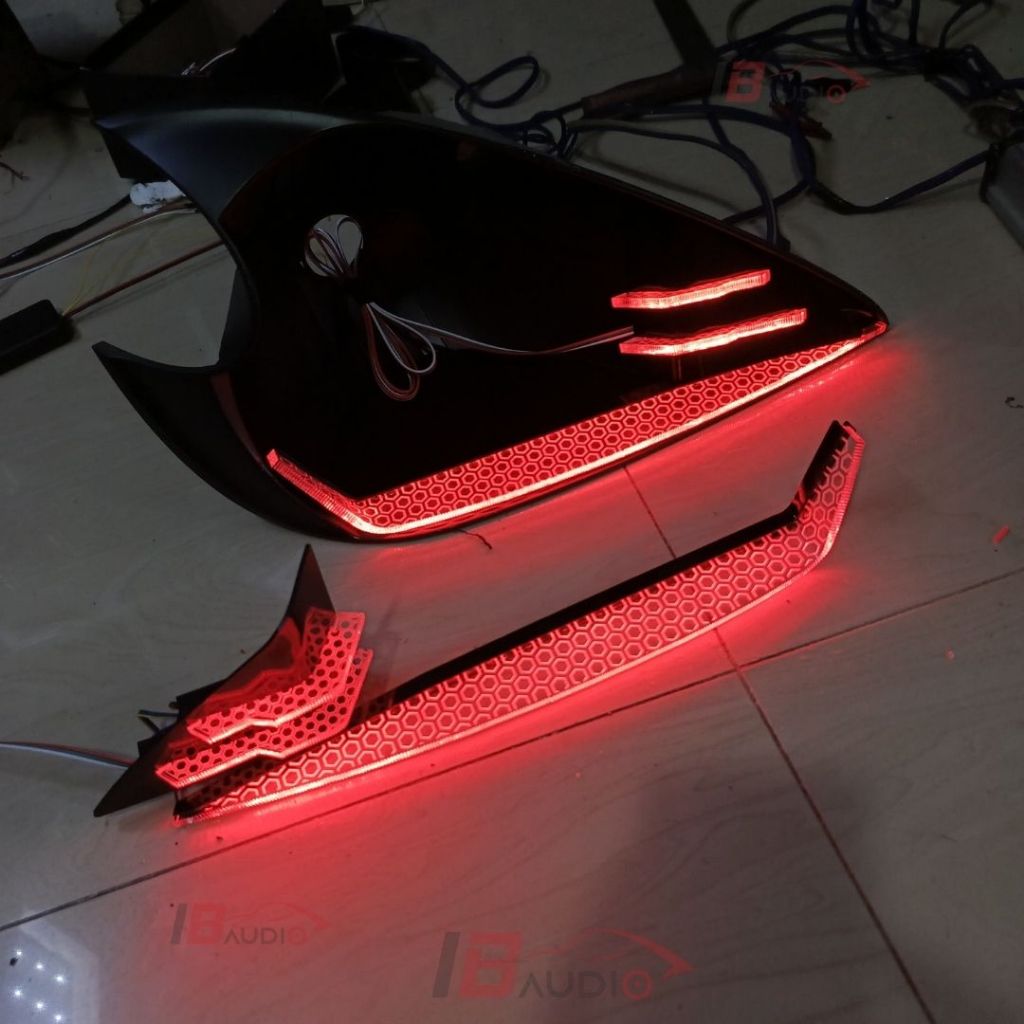 Slim L Frame Tumpuk Untuk Lampu LED Headlamp Depan RGB DRL Running Mobil Avanza Xenia Old Lama 2004 