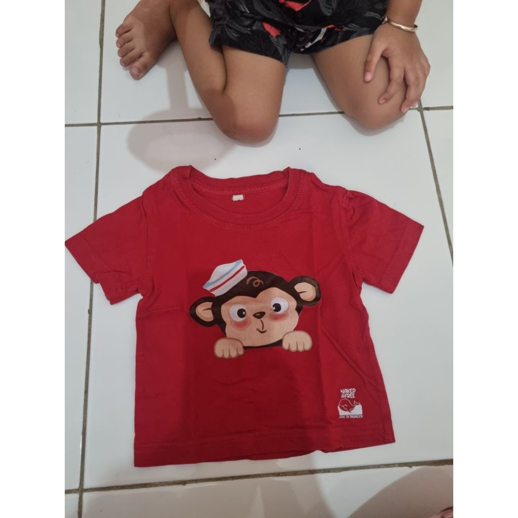 Baju Kaos Red Monkey