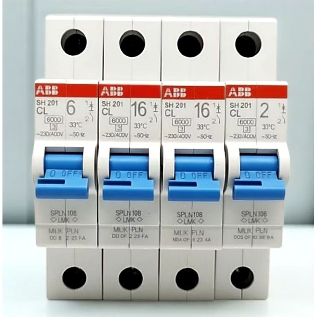 MCB ABB PLN 1PASHE 2A 4A 6A ORIGINAL
