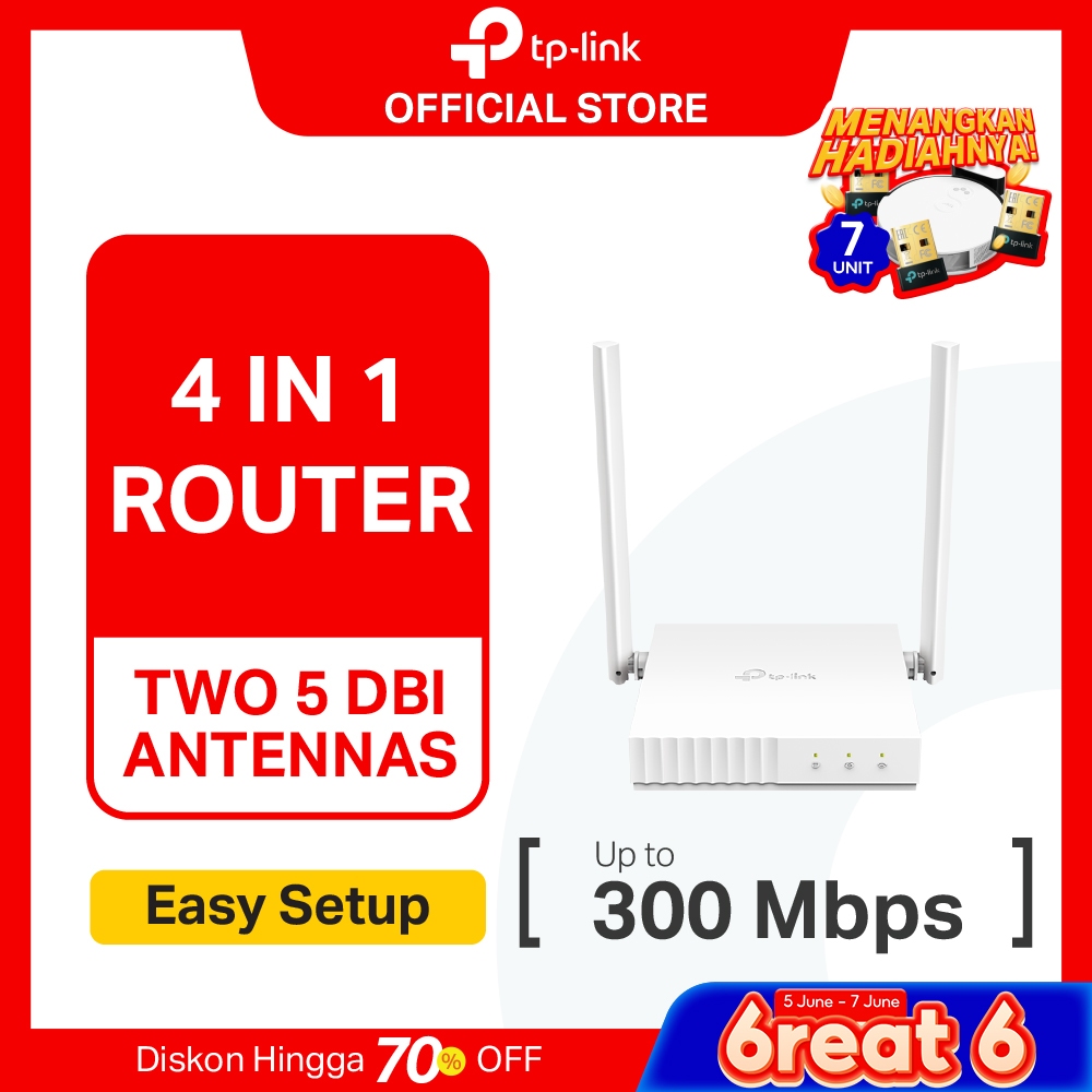 TP-Link TL-WR844N | 300Mbps WiFi Router | 4in1 | Repeater Extender | Access Point | IPv6 IPTV | WISP
