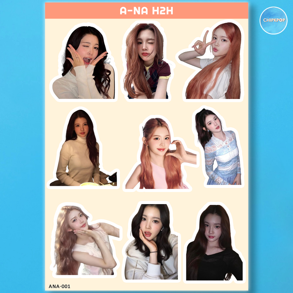 ANA HEARTS2HEARTS STIKER KPOP I KPOP H2H I ANA | HEARTS2HEARTS I MERCHANDISE KPOP I ARTIS KPOP PHOTO