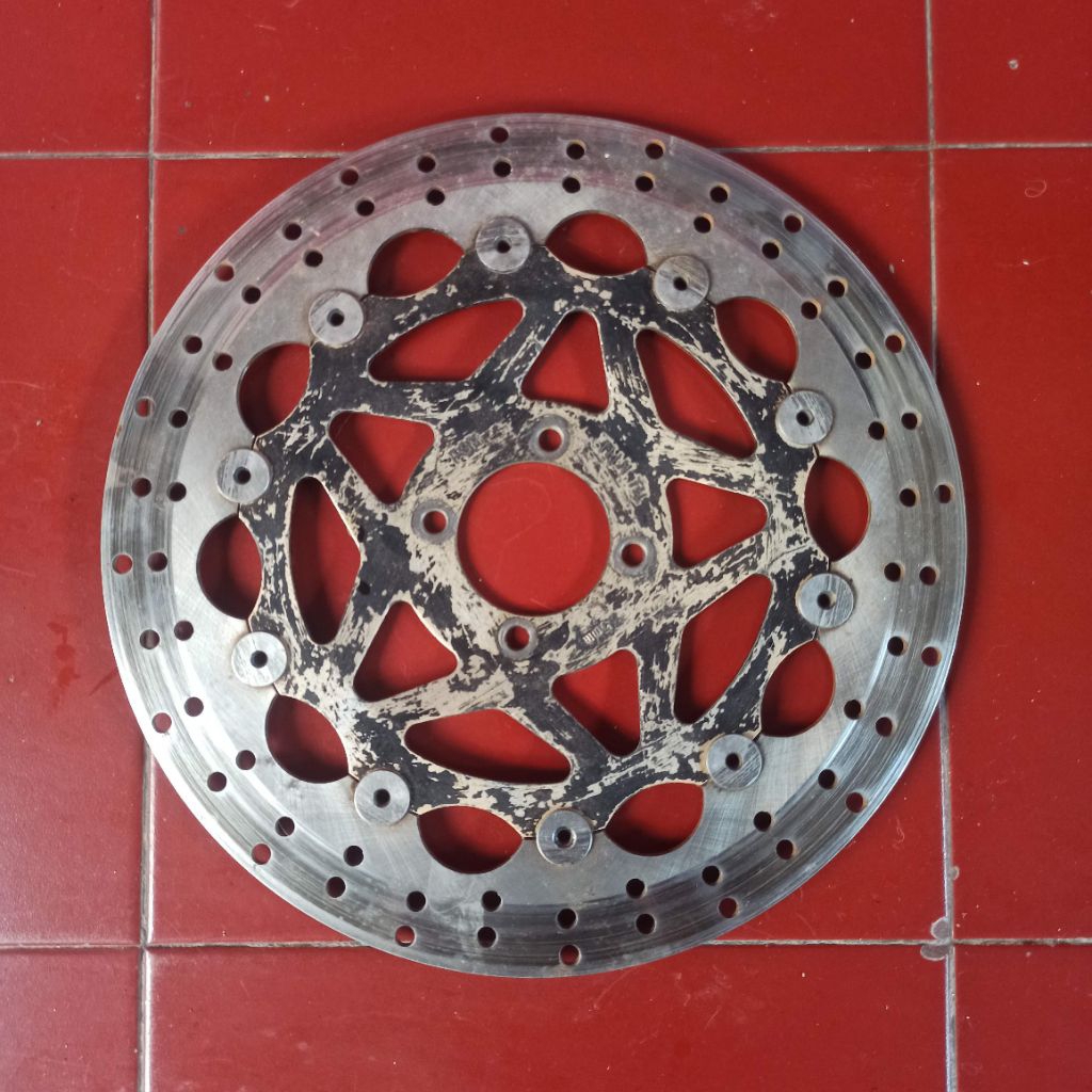 piringan cakram floating PSM 320 cekung Yamaha RX king f1zr Jupiter dll