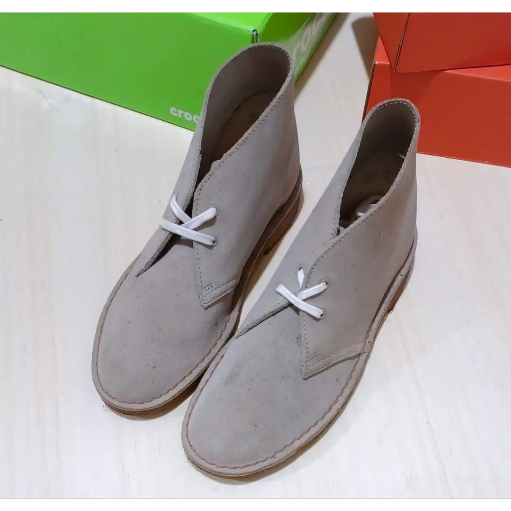 Clarks Dessert Boots Stone Suede Original 