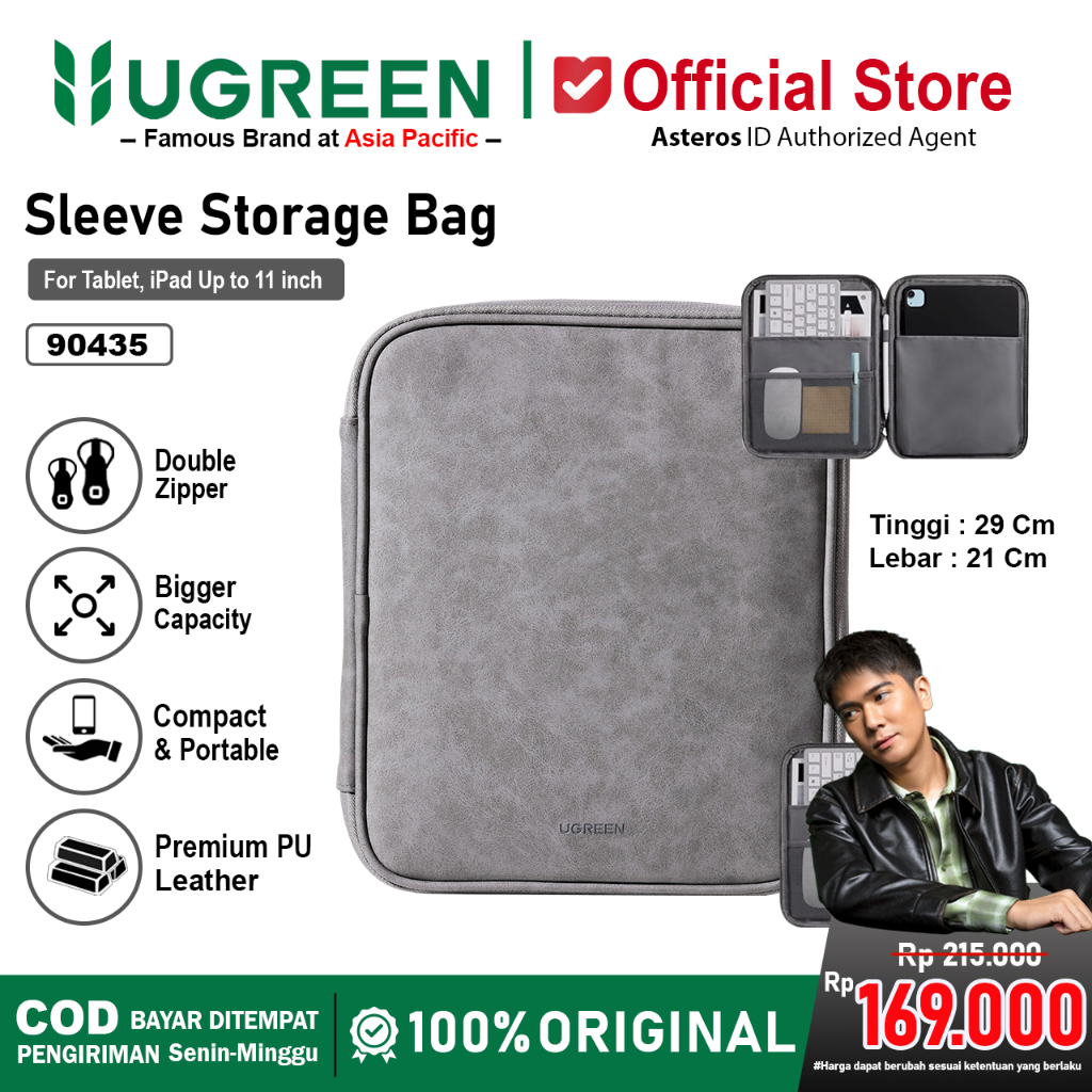UGREEN Sleeve Case Tas Sarung 11inch For iPad, Tablet 90435
