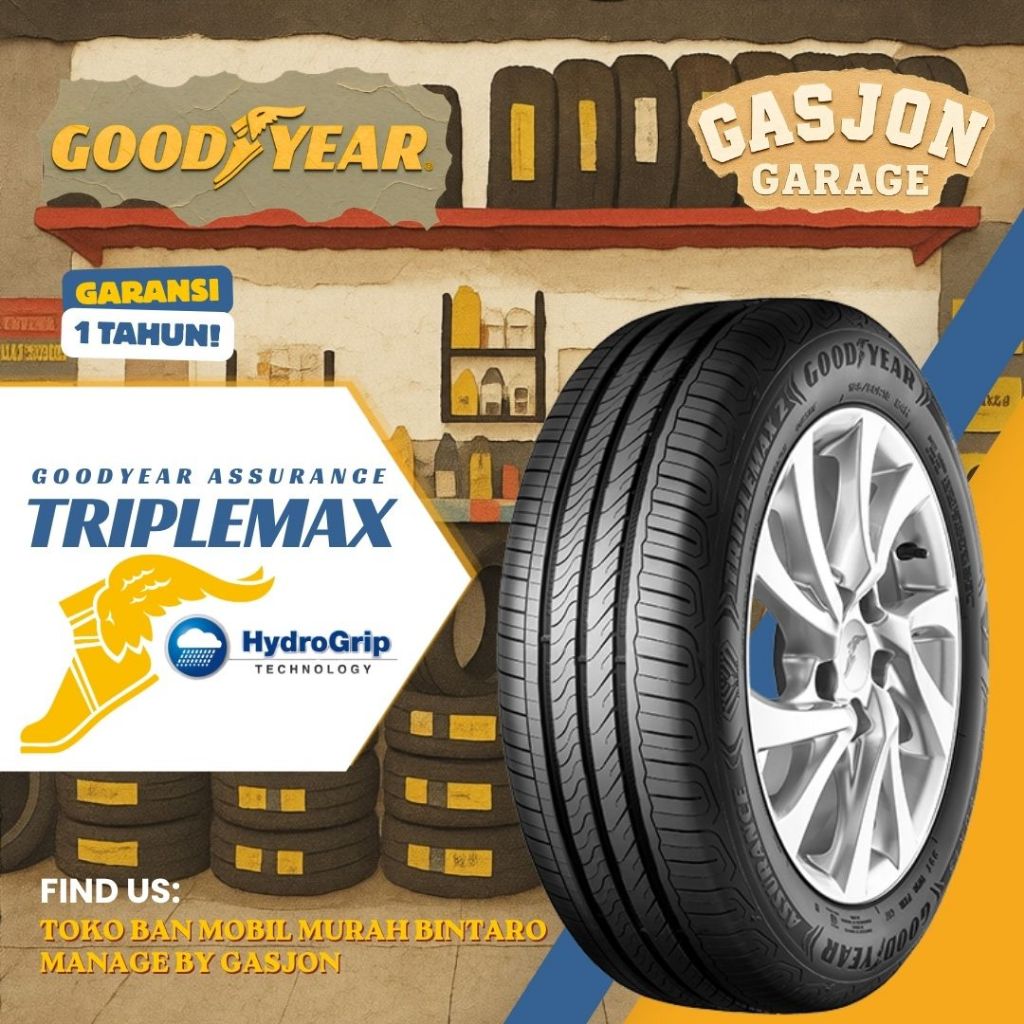 Ban mobil 205/55 r16 GOODYEAR TRIPLEMAX xpander livina civic corolla altis wuling cortez stargazer 2