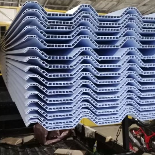 Atap Alderon Double Layer 830 Panjang 3.5 m  Meter  biru