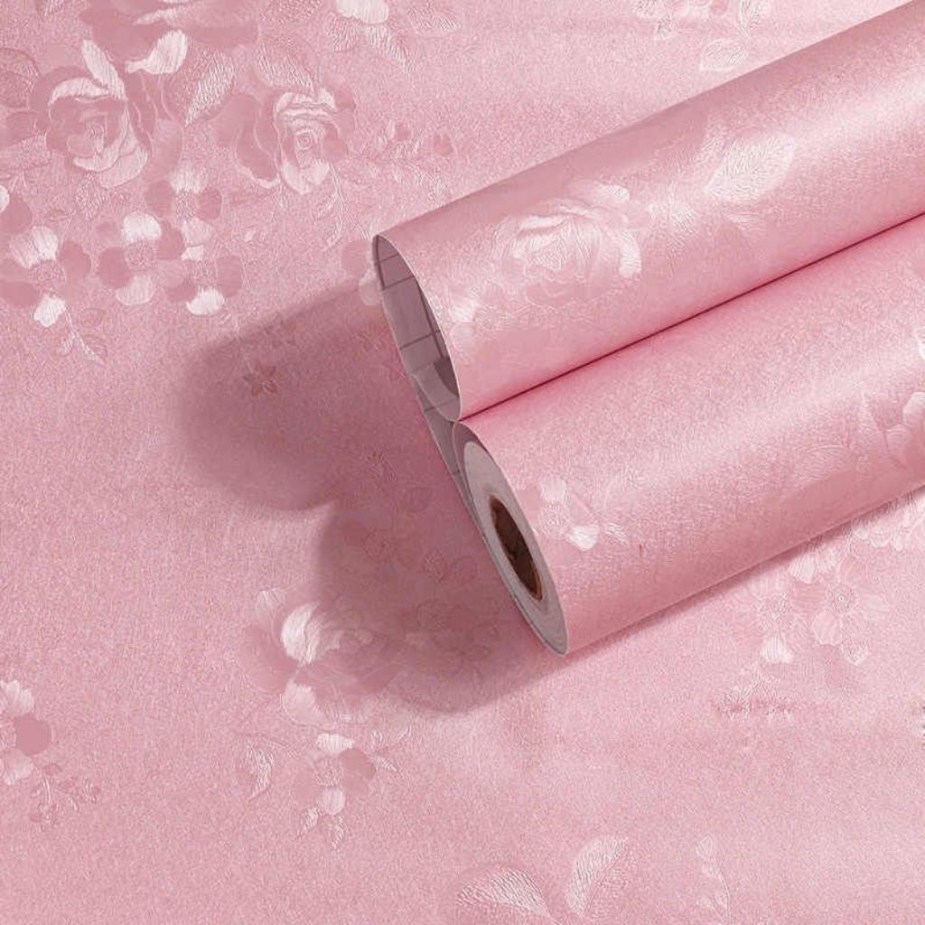 CODE DI TEMPAT WALPAPER SETIKER DINDING PINK BUNGA'