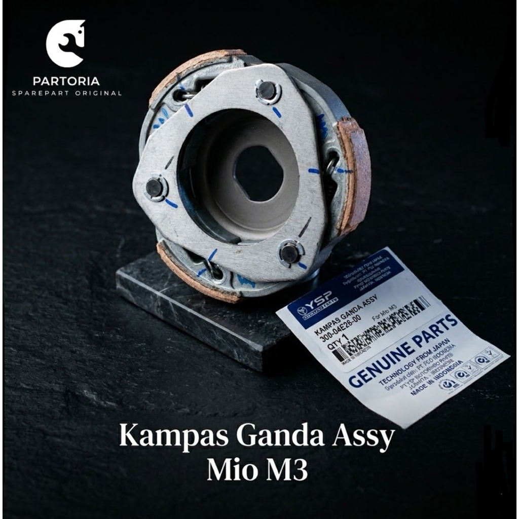 Kampas Ganda Assy (2SX) Mio M3/Mio Z/Mio S/X Ride125/Soul Gt 125 – FCC Original Sparepart Motor Yama
