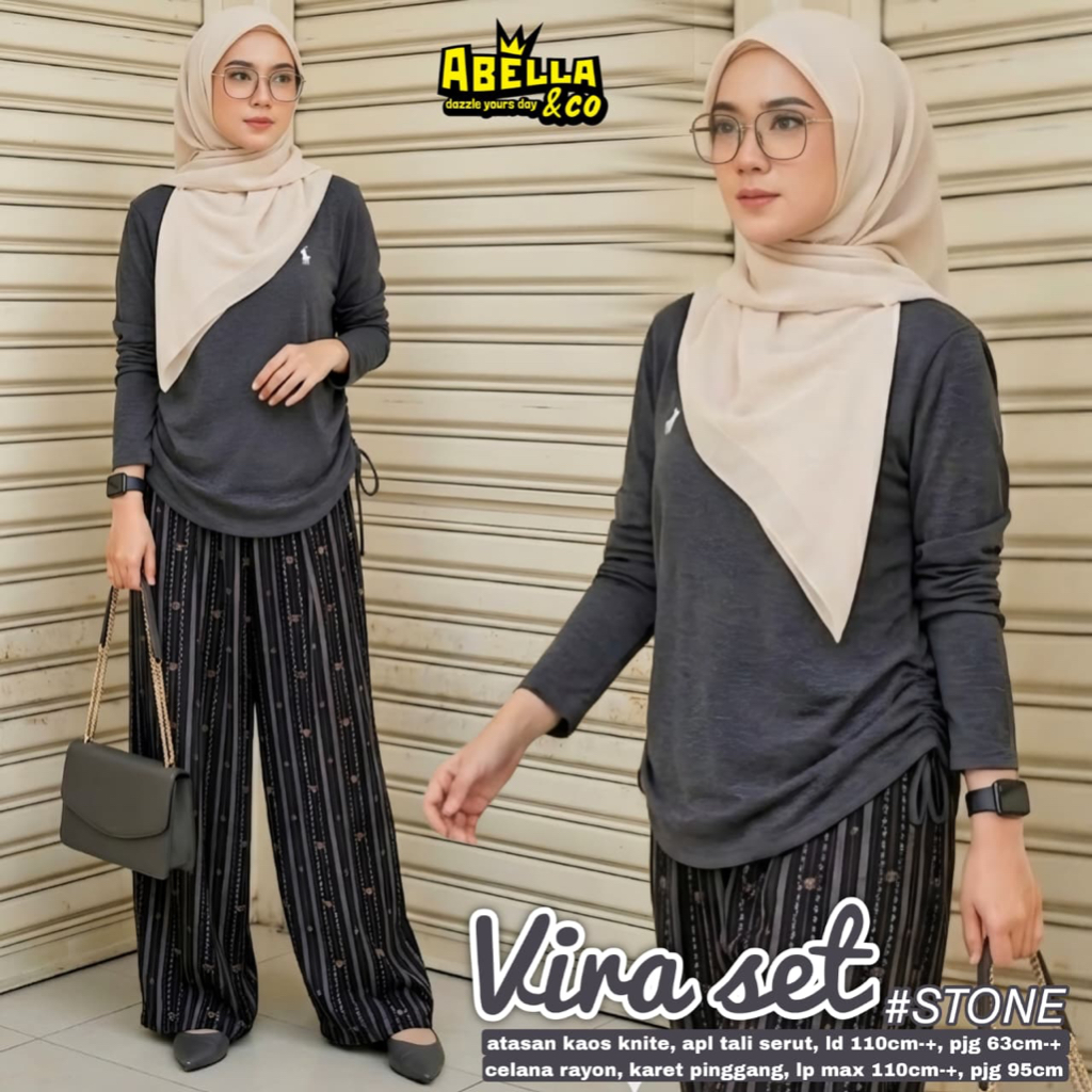 VIRA SET, BEBI SET, POLI SET ORIGINAL BY ABELLA DAZZLE YOURS DAY&CO, ONESET WANITA TALI SAMPING SERU