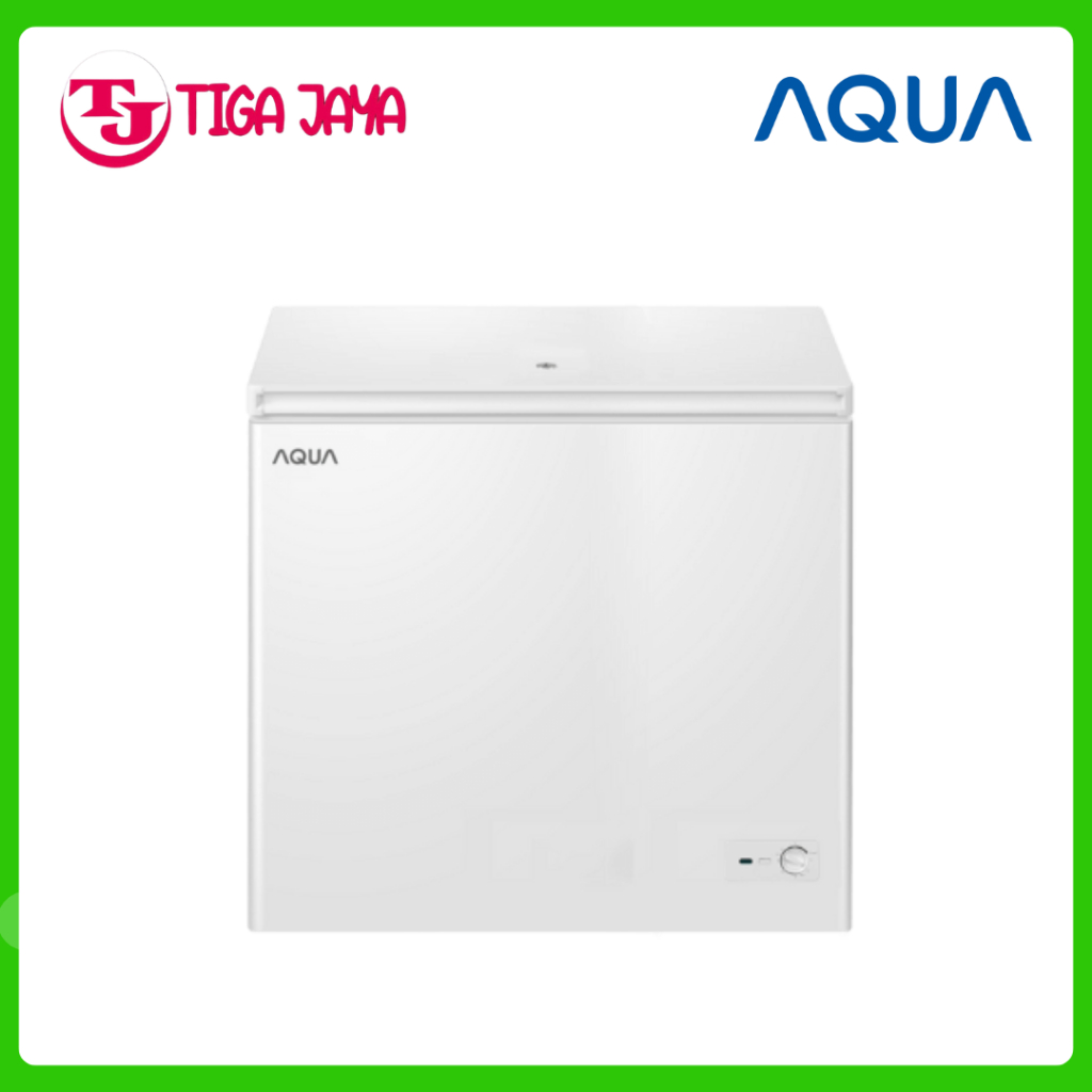 AQUA AQF-220MC Chest Freezer Box 200 Liter AQUA AQF220MC 220MC AQF 220 MC Anti Bacterial Garansi Res