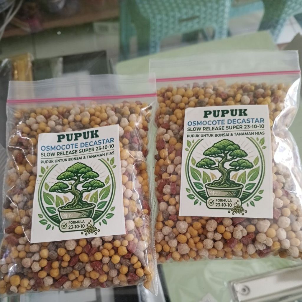Pupuk Osmocote Decastar Slow Release Super 23-10-10 Pupuk untuk Bonsai dan Tanaman Hias lainya