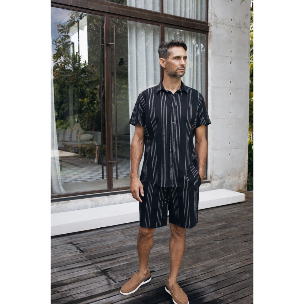 PAULINA KATARINA | ELIJAH SHIRT IN BLACK STRIPES