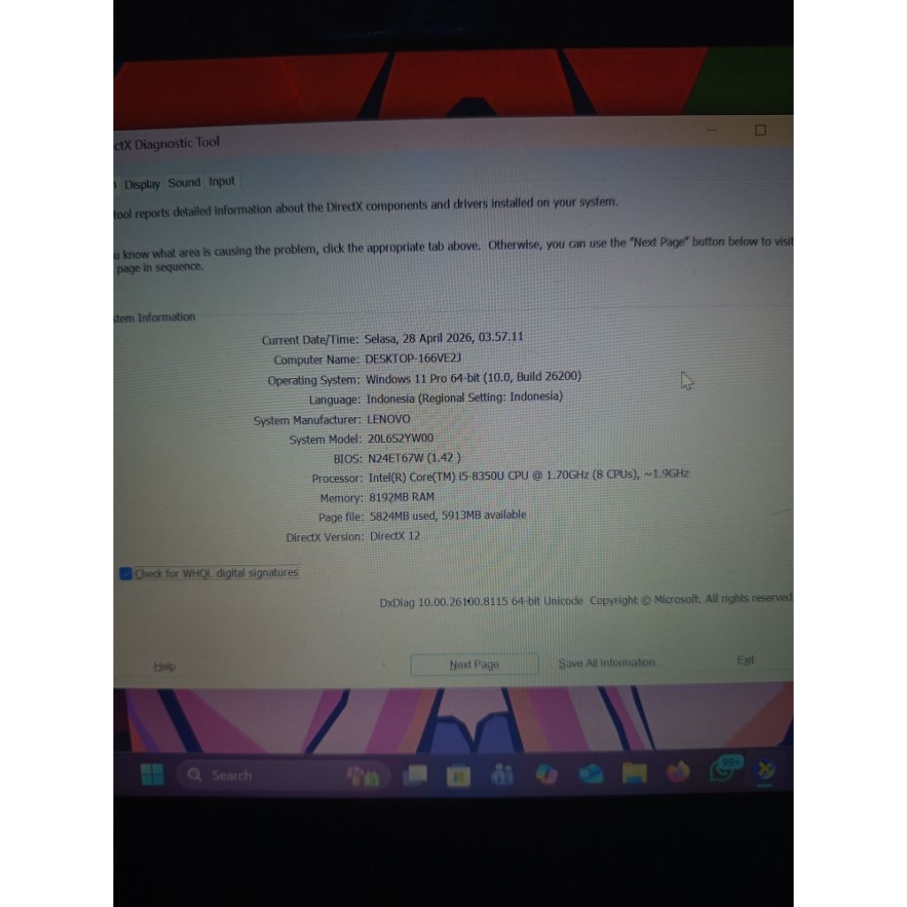 thinkpad t480 i5 gen 8