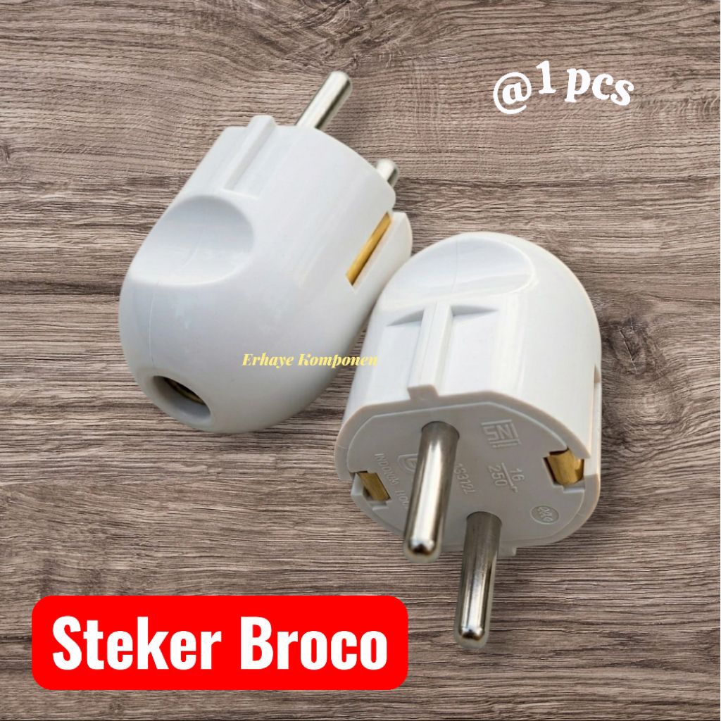 Baru Steker Broco / Steker arde Broco / Bathok Listrik  Broco / Jek Listrik Broco.