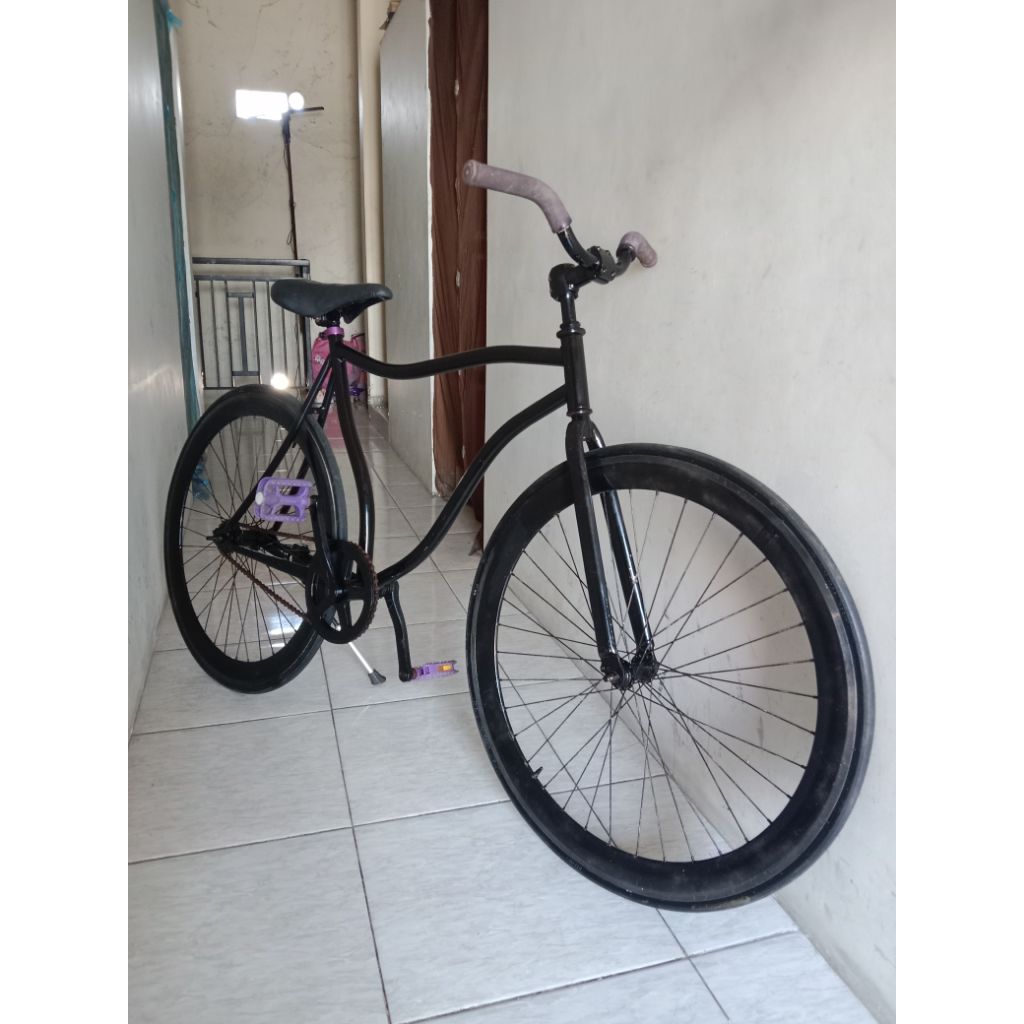 SEPEDA FIXIE BEKAS UK 20" & UK 26" NORMAL CAT ULANG (REPAINT) / SEPEDA FIXIE DEWASA SECOND UKURAN 20