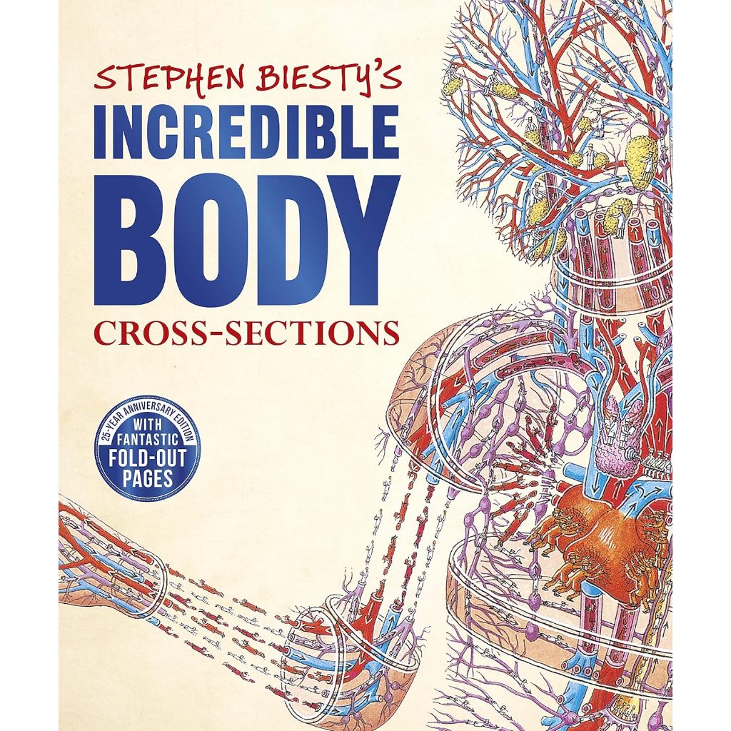 Stephen Biesty's Incredible Body Cross-Sections - Ensiklopedia Tubuh Manusia Anak Hardcover English 