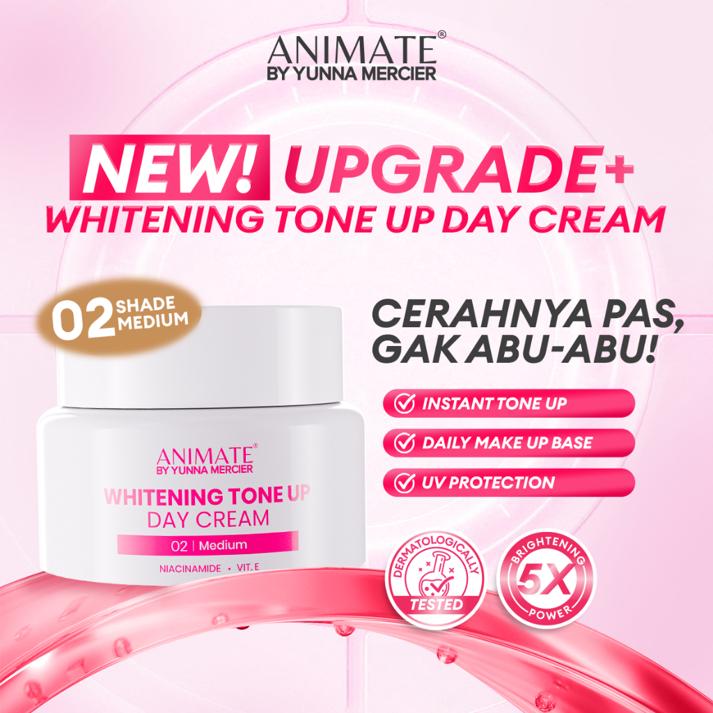 [NEW LAUNCH] Animate Whitening Tone Up Day Cream 02 Medium 10 gr