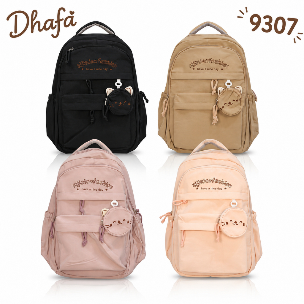 DBC Tas Abg Korea Ornate I Tas Sekolah I Tas Premium I 9307