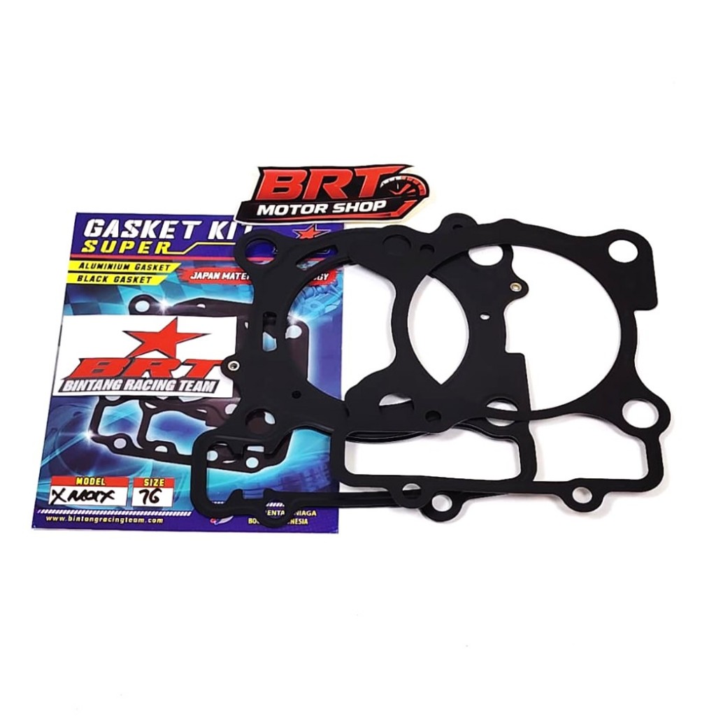GASKET PAKING ATAS BAWAH BRT XMAX 250 XMAX 300 76MM GASKET BLOK HEAD BRT XMAX Old Lama XMAX New