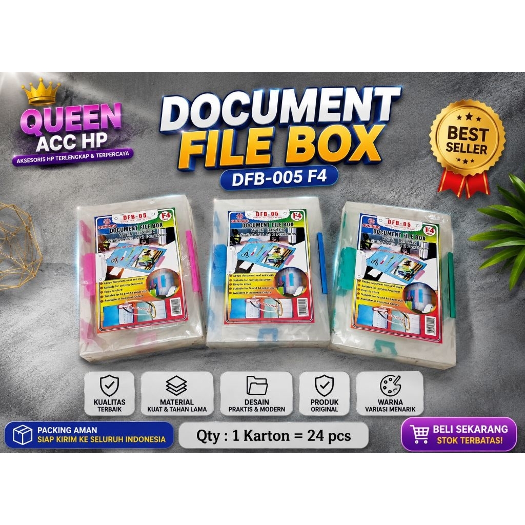 DOCUMENT FILE BOX DFB-005 F4