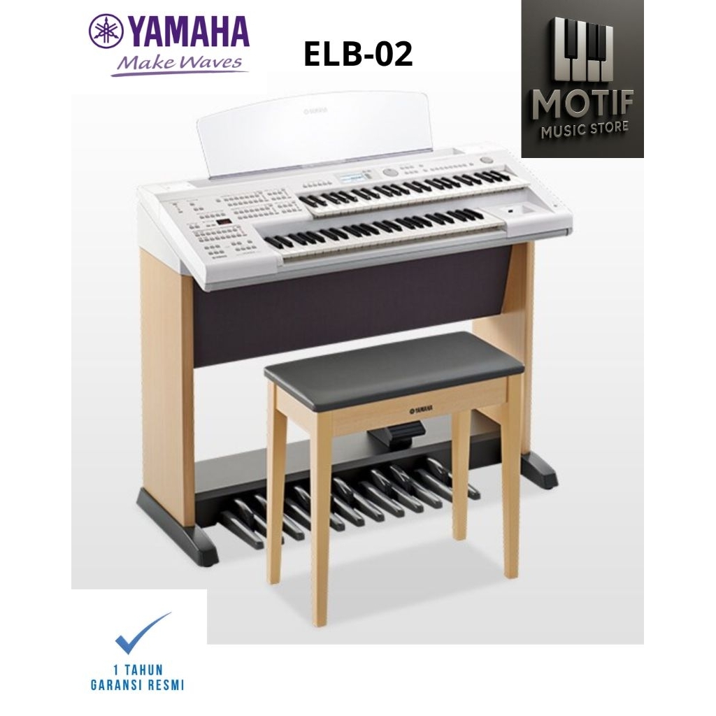 Yamaha Electone ELB02 ELB 02 ELB-02 STAGEA Electon Elekton Organ Termasuk Bangku Original 100% Baru 