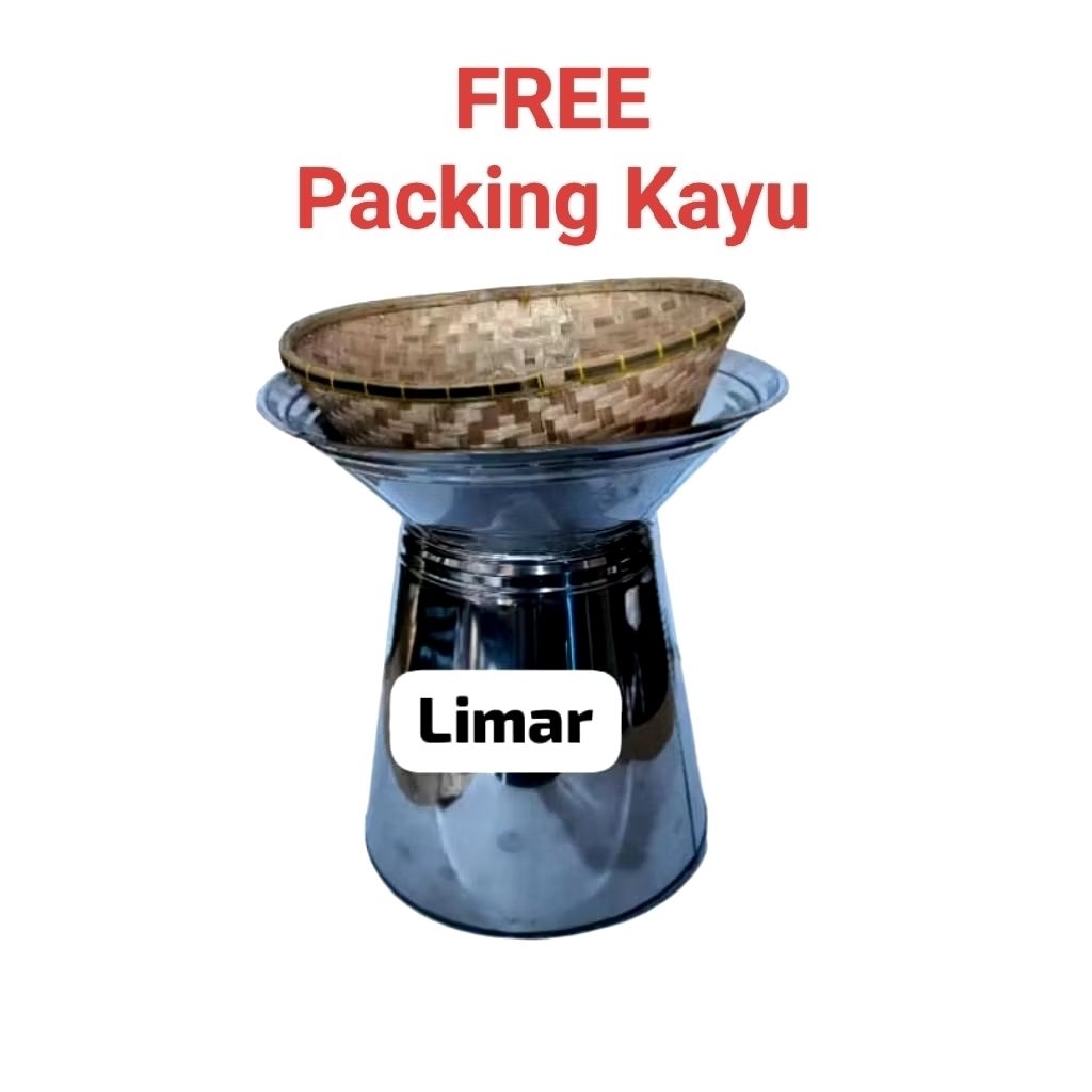 SEENG DANGDANG STAINLESS TINGGI + KUKUSAN BAMBU