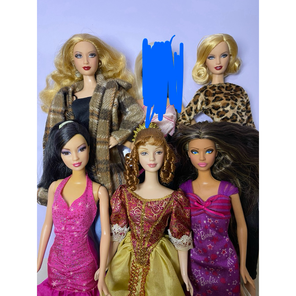 5pcs Barbie Muse Collector Lea Mackie Lara Goddess Bundle Edition