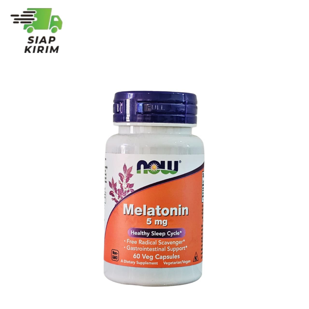 Now Melatonin 5mg Isi 60 Veg Capsules