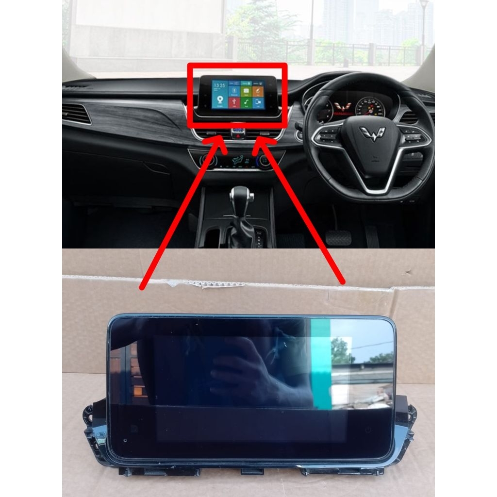 HEAD UNIT MOBIL WULING CORTEZ ORIGINAL