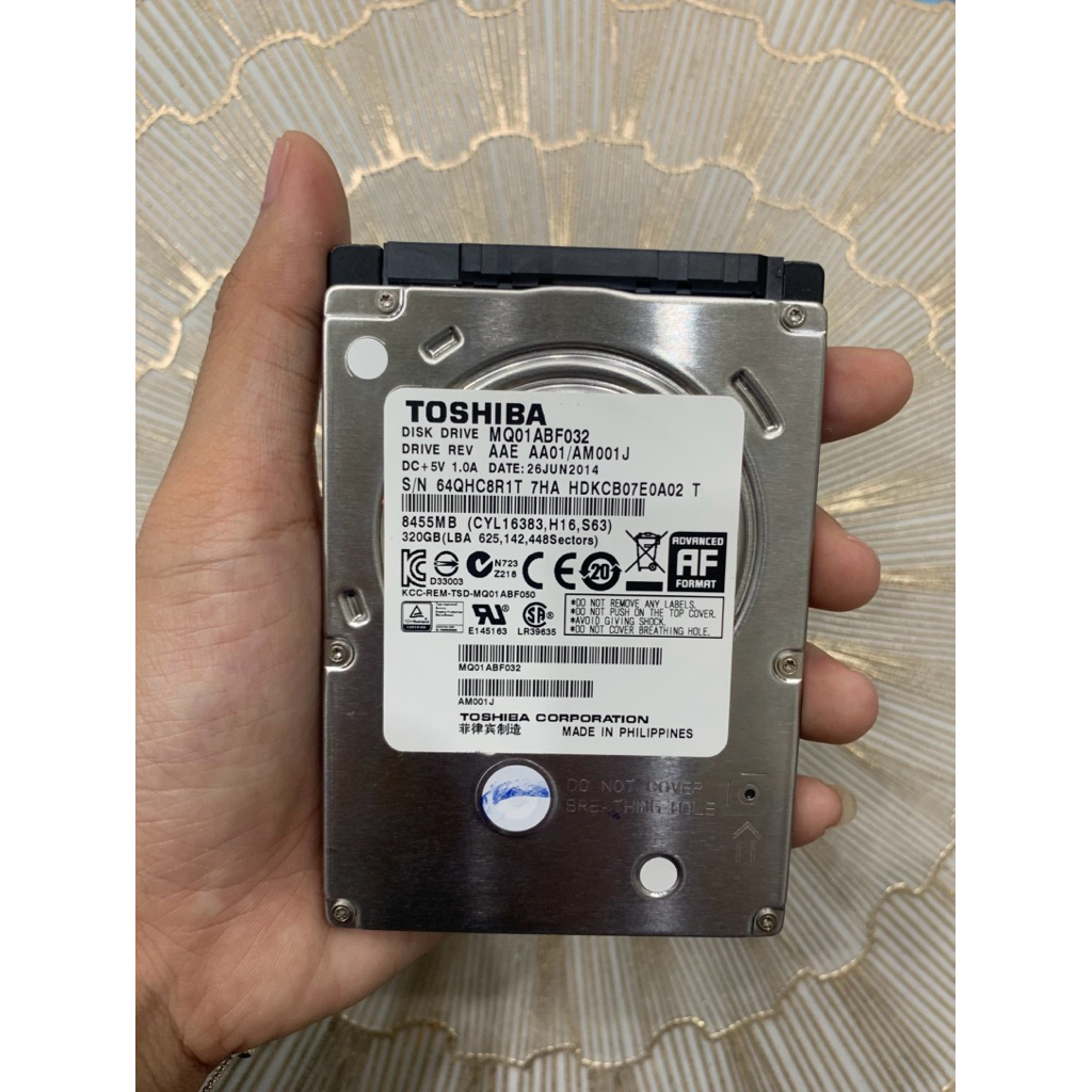 HDD TOSHIBA 320gb ori