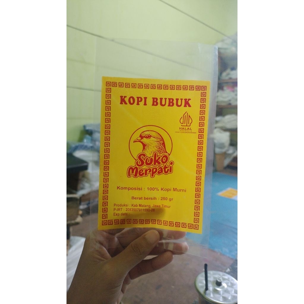 PLASTIK PP BENING TEBAL 08 UK 12X24 CM