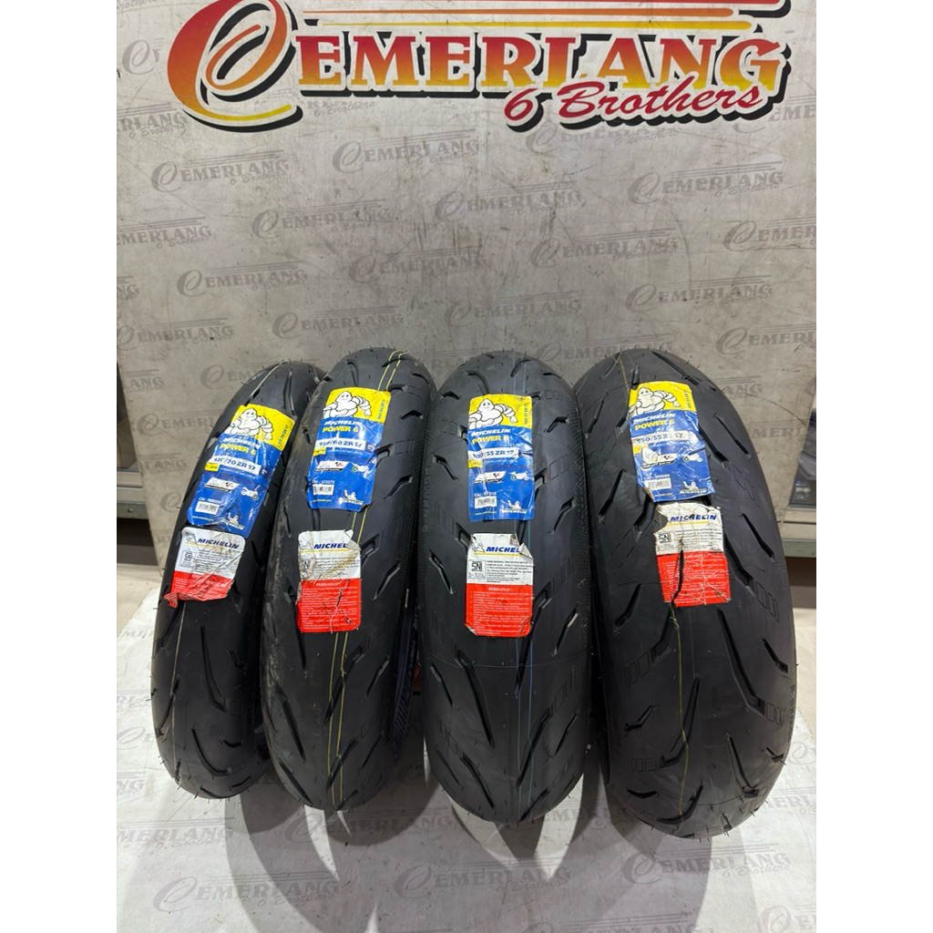 BAN LUAR MICHELIN POWER 6 MICHELIN 120/70-17 160/60-17 180/55-17 190/55-17 POWER 6 BAN MICHELIN ORIG