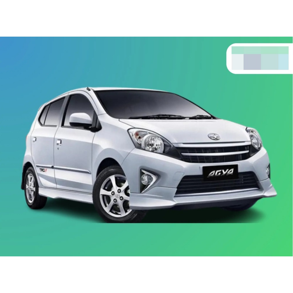 Paketan Agya TRD 2015 Headlamp, Stomplamp, Bemper Depan, Breket