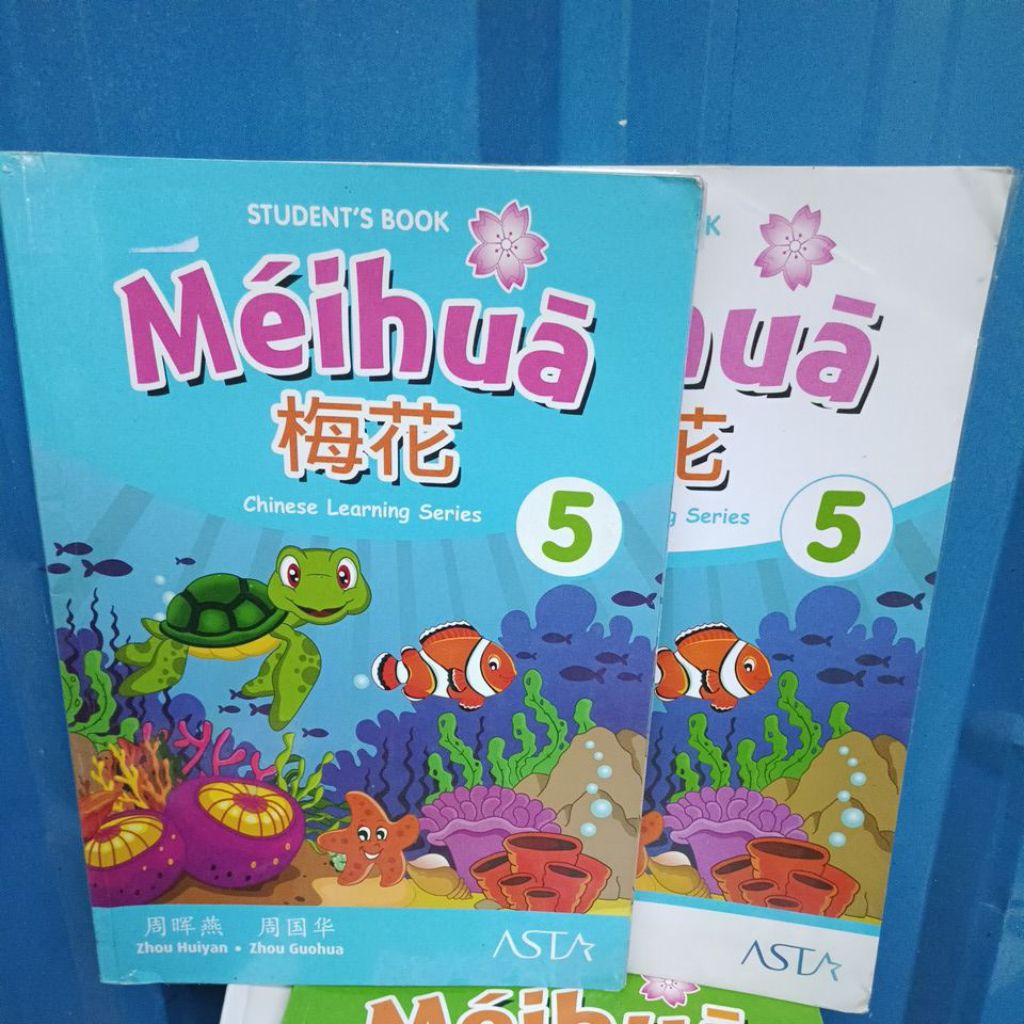 MEIHUA 5 STUDENT BOOK +WORKBOOK buku original
