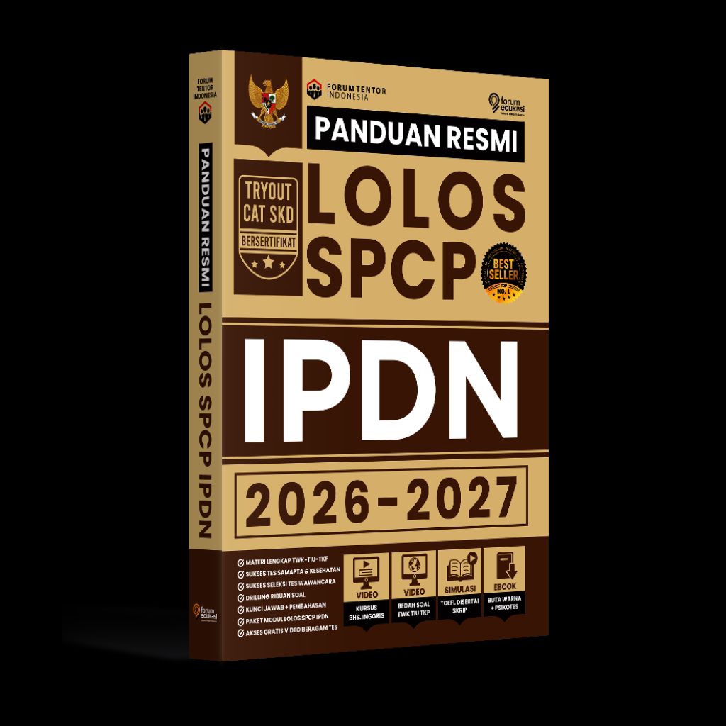 BUKU KEDINASAN SPCP IPDN TERBARU 2026 - 2027