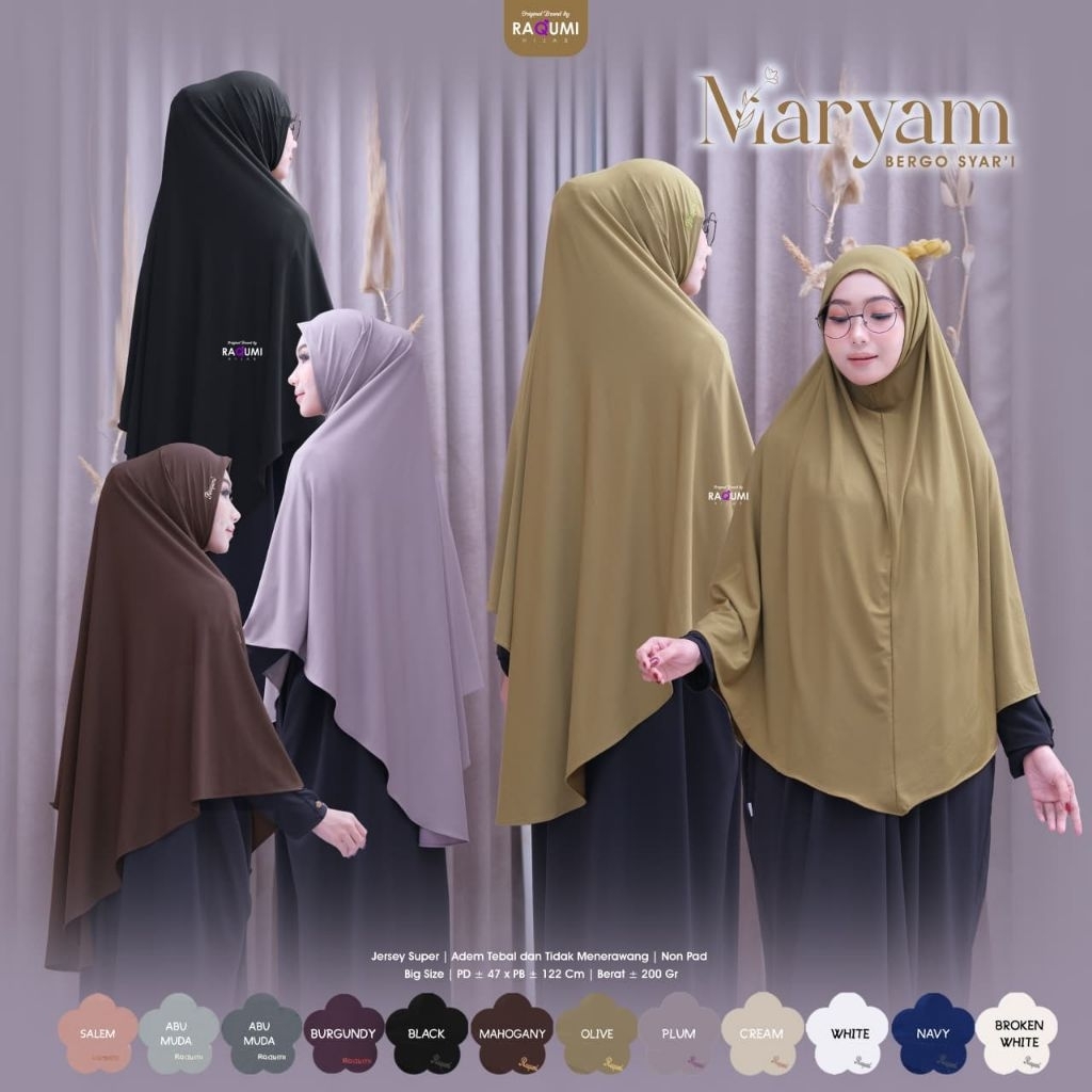MARYAM BERGO SYARI ORI RAQUMI HIJAB