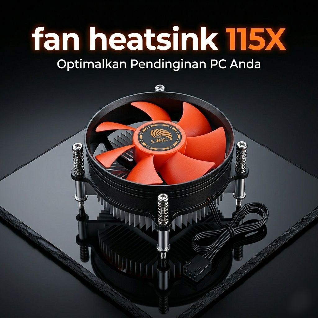 Fan CPU prosesor intel tipe baut LGA 1155 1156 1150 1151