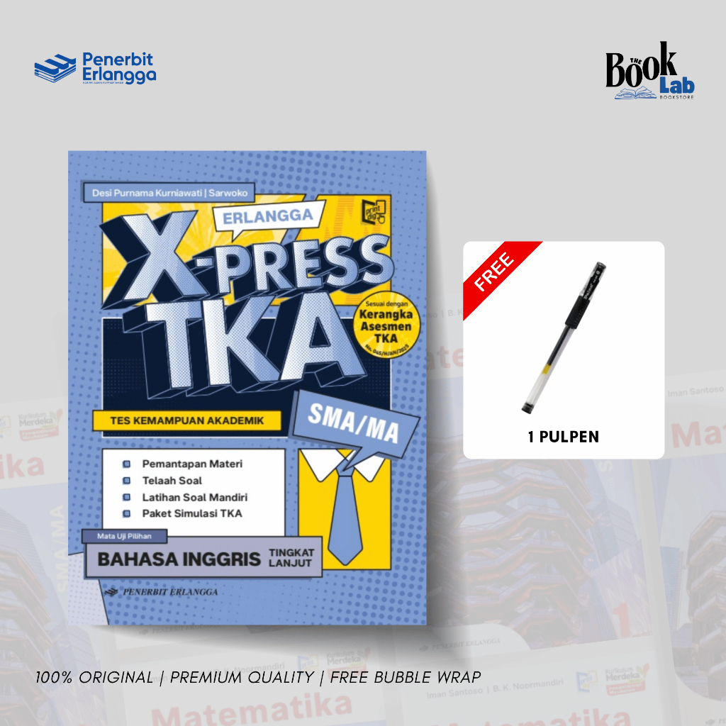 ERLANGGA - BUKU ERLANGGA XPRESS TKA BAHASA INGGRIS TK. LANJUT UNTUK SMA/MA