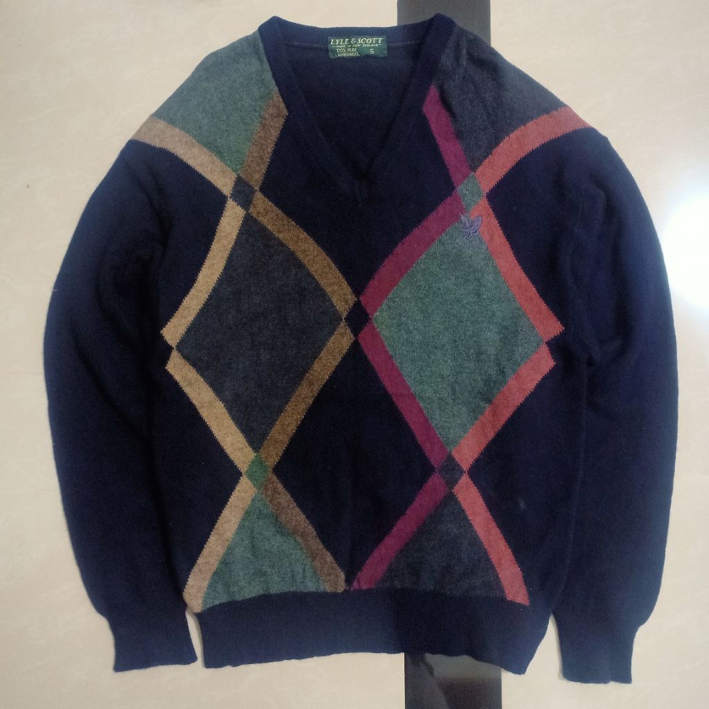 Crewneck Rajut Lyle & Scott Vintage