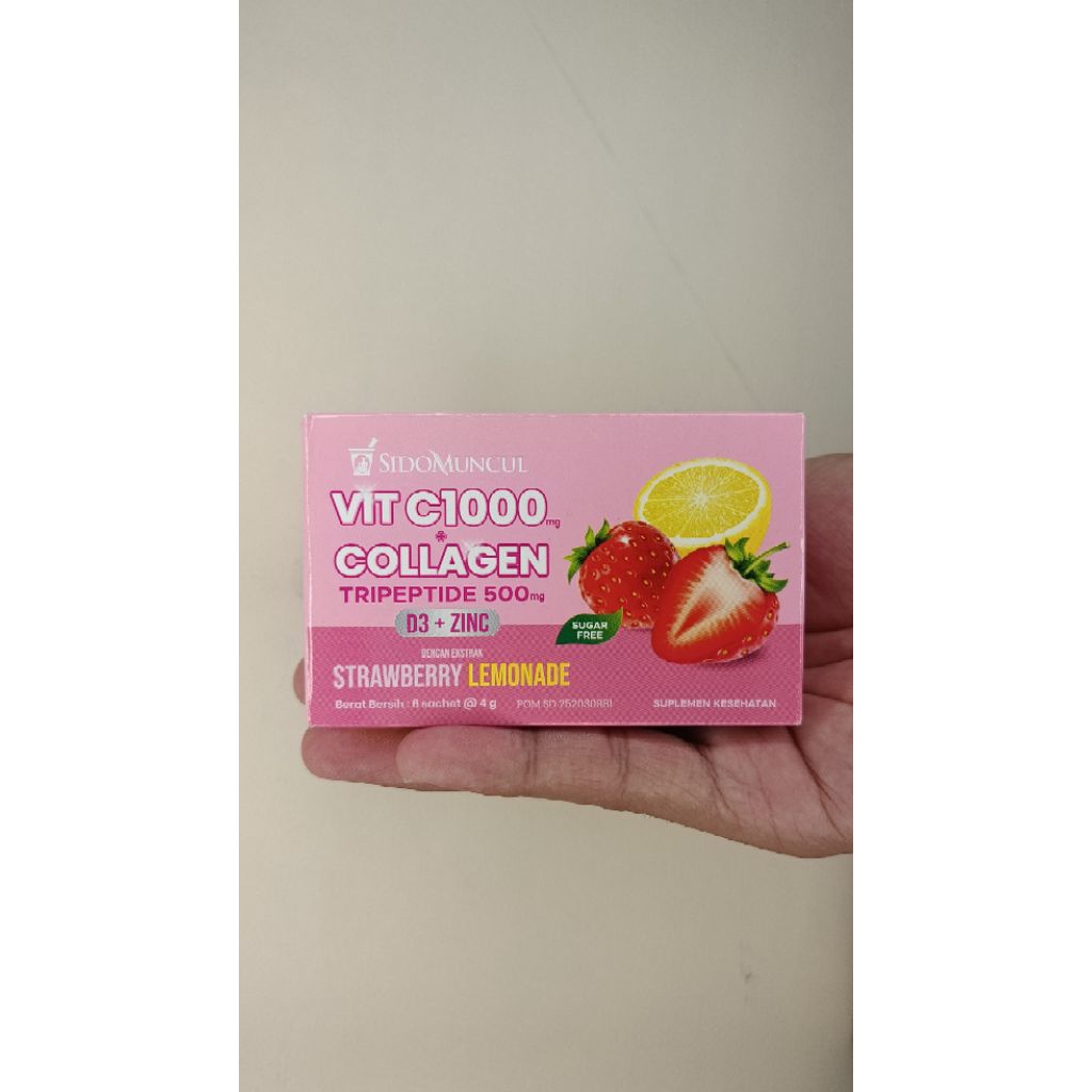 Minuman Serbuk Vitamin C Collagen Sidomuncul 1000mg